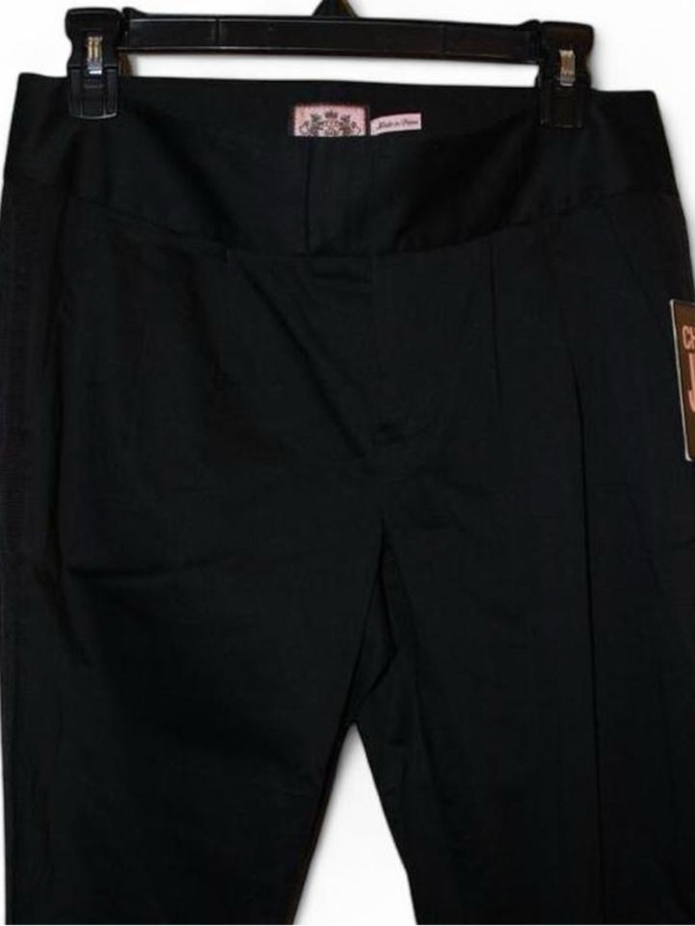 Juicy Couture Black Women's Tux Sateen Pants - Picture 4 of 5